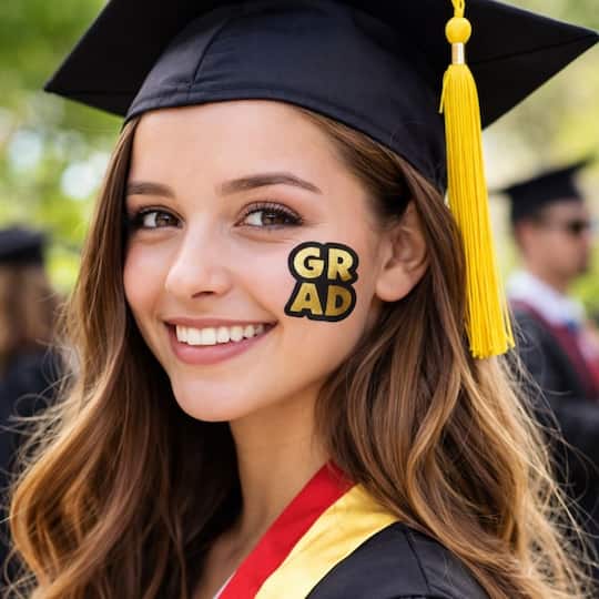 Graduation Temporary Tattoos, 23ct.